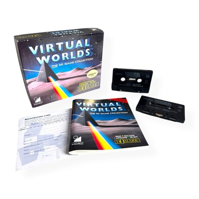 Virtual Worlds: The 3D Game Collection - Amstrad CPC Cassette (Domark 1991) Neu