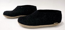 Glerups Wool Slippers with Leather Sole, Women's Size EU 40 / US 9.5