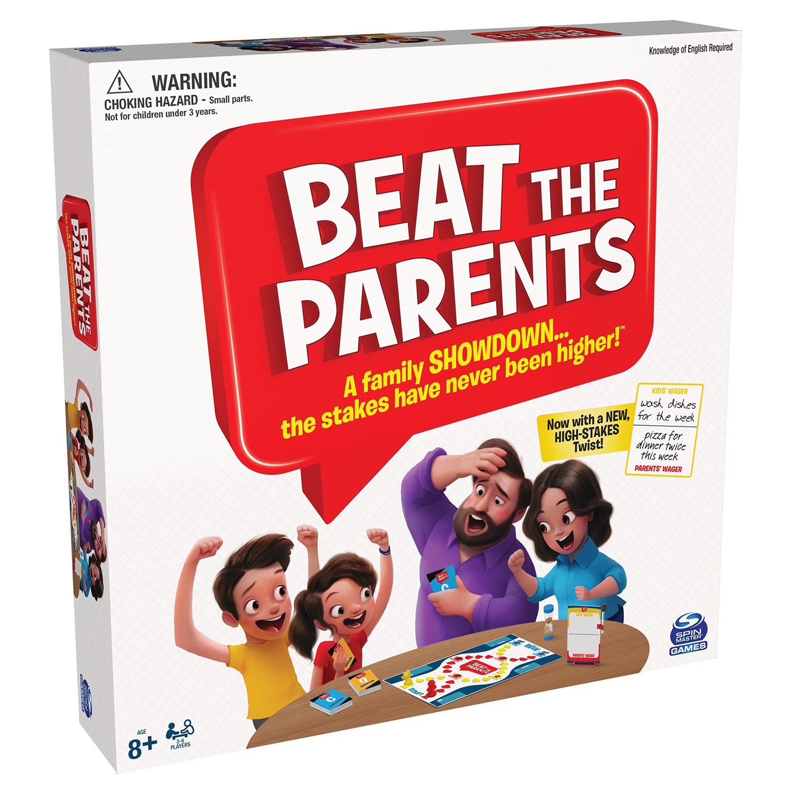 Spin Master 6063771 Board Games Beat Parents The Bet Multi 4490₽