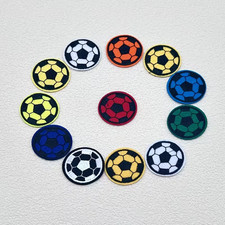 Multicolor Soccer Ball Iron on Patches select color 1 1/2 inch