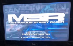 Metropolis Street Racer Sega Dreamcast Racing Game with Manual