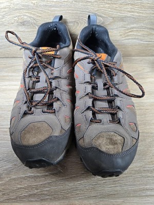 Merrell Dark Earth Moab Low Waterproof Hiking Boots Mens 11 Vibram Soles 