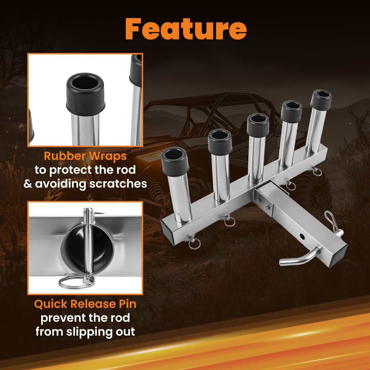 Amazon Fishing Rod Holder Hitch Truck Hitch Car Fishing Rod Holder For 2" Hitch Receiver Mount Amazon Fishing Rod Holder Hitch Truck Hitch Car Fishing Rod Holder For 2" Hitch Receiver Mount