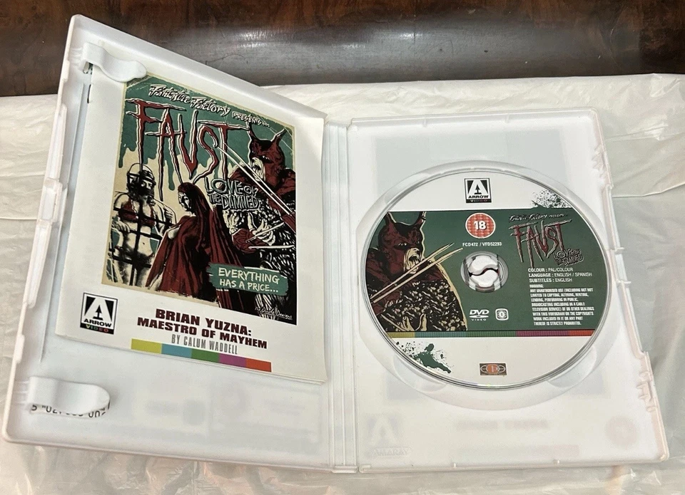 Faust: Love of the Damned DVD (Arrow Video), Brian Yuzna, Jeffrey Combs - Image 3 of 4