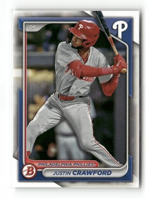 2024 Topps Bowman - Justin Crawford #BP-17 ROOKIE (RC)