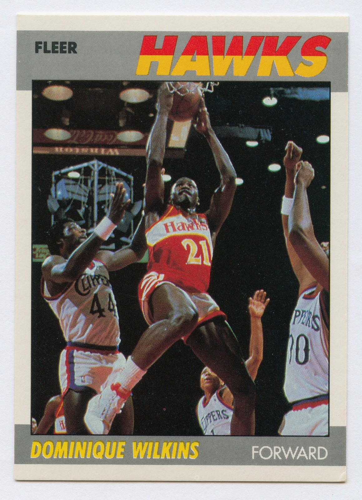 Dominique Wilkins #118 - 1987-88 Fleer Basketball - Atlanta Hawks