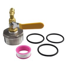 Sturdy Stainless Steel Outlet Faucet for Oil Water Copper Thread Design