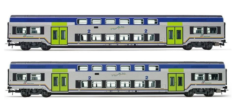 MODELLINO LIMA CARROZZA PASSEGGERI FS TRENITALIA 2-UNIT VIVALTO