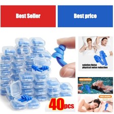 Reusable Silicone Ear Plugs for Sleeping, Swimming  Noise Cancelling with Case
