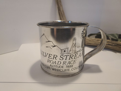 Advertising Racing Cup for Silver Streak Road Race Silver Cliff, CO