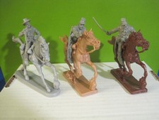 TSSD MARX CIVIL WAR PLAYSET CONFEDERATE REBELS HORSE 60MM PLASTIC TOY SOLDIER