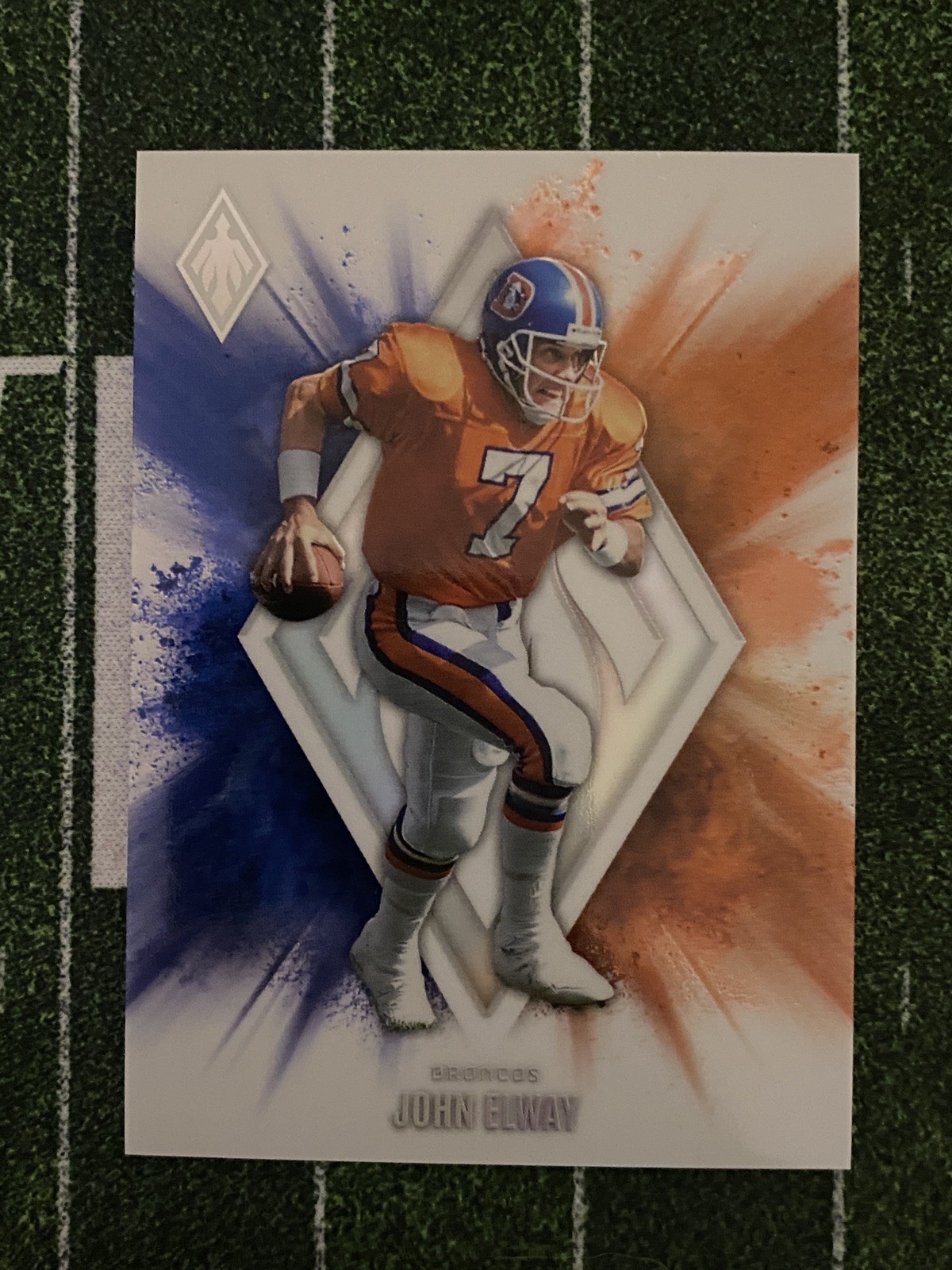 2025 Panini Phoenix John Elway Color Blast Case Hit SSP #25 Denver Broncos HOF