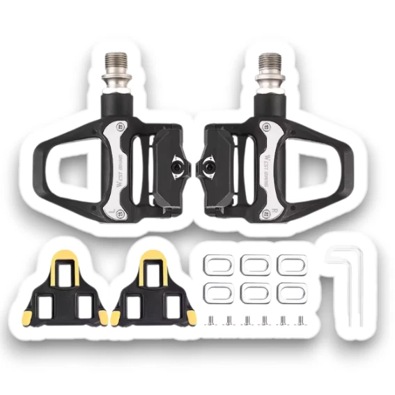 MTB Klickpedal 9/16" passend für Shimano SPD-SL R8000 Rennrad Gravel Rennrad - Bild 1 von 4