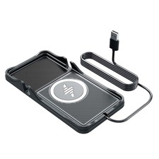 Car Wireless Charger Pad, Wireless Car Charger Pad with Holder, 15W Wireless ...