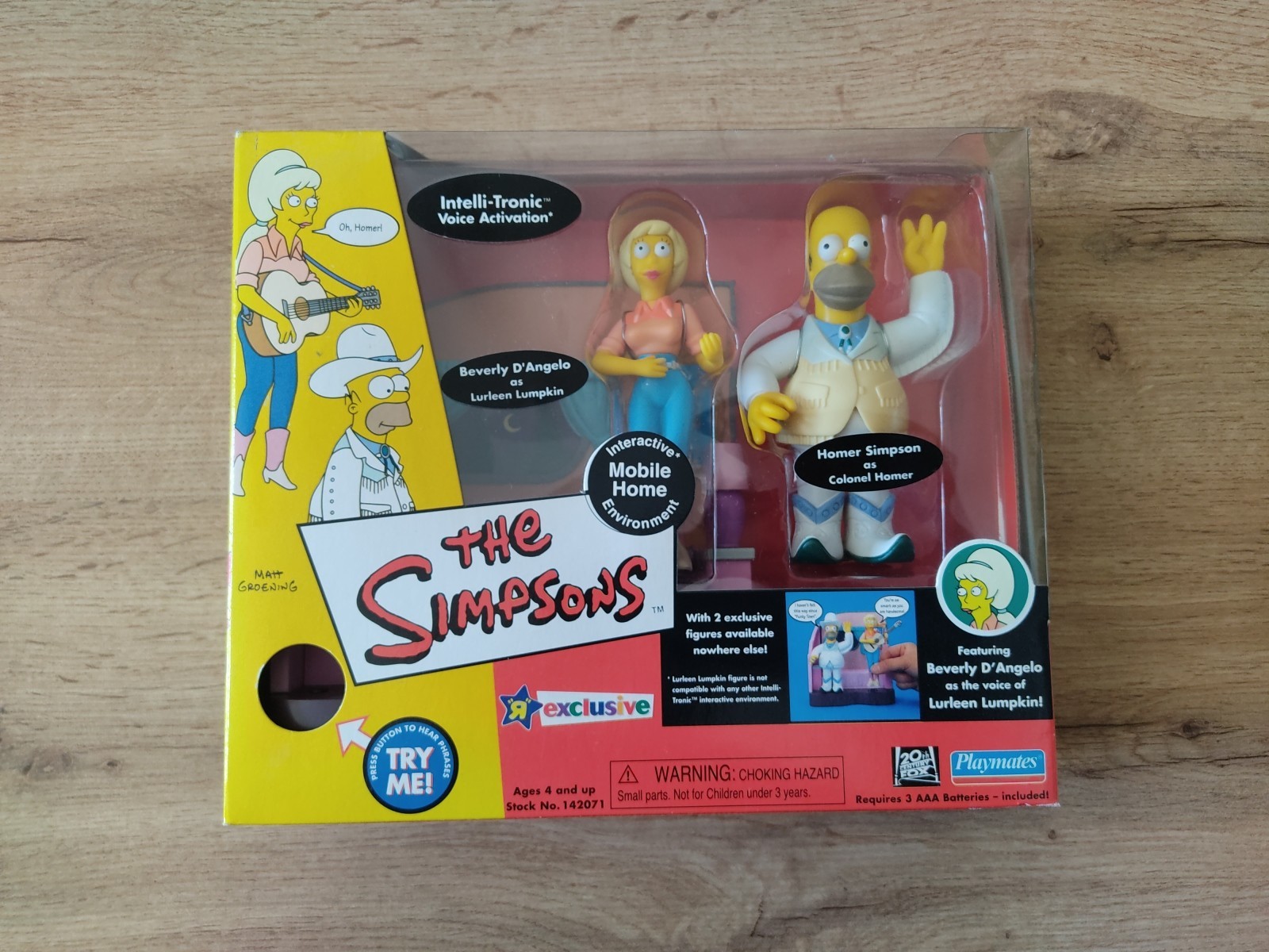 Figurines Simpsons Mobile Home Playmates 2002 vintage sous blister