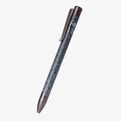Tactile Turn x Ti2 Design Celtic Teal Ti Bolt Action Pen - Standard [5.6 ]