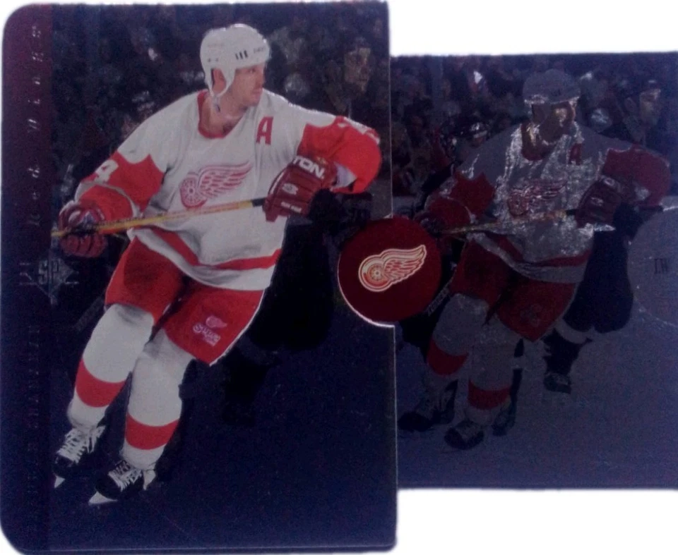 1997 Upper Deck SP Brendan Shanahan Detroit Red Wings Hologram Pull Out Insert - Image 2 of 4