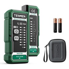 Green TLP528A Network Cable Tester For RJ11 RJ45 Ethernet LAN Continuity