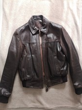 Blouson Cuir "REDSKINS" Marron Size : M 