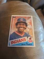 1985 Topps Julio Franco SS Cleveland Indians Baseball Team 2nd Year Card #237