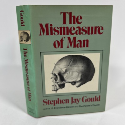 The Mismeasure of Man Stephen Jay Gould First Edition HC DJ 1981 
