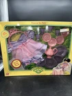 VTG 2005 New Cabbage Patch Kids "Princess Tea Party"Pink & Purple Dress Tea Set
