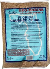 Carib Sea ACS00120 Crushed Coral for Aquarium, 15-Pound 15 POUNDS, 