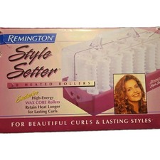 Remington Style Setter Model H-20 Hot Rollers Hair Curlers w Box