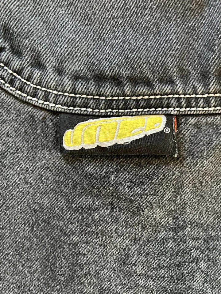 Pantalones Cortos JNCO 101 Twin Cannon 26 Negro Jet Talla 32 Corte Foto 3 de 4