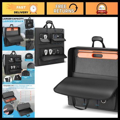 Solar Panel Storage Bag for 100W & 200W Solar Generators - Durable, Waterproof,
