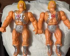 He - Man Mexican Bootleg 80´s Vintage Toy Lot Of 2