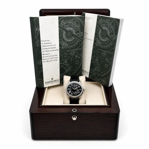 Audemars Piguet Millenary 39.5mm 77301ST Steel Black Dial Watc...