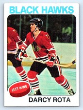 1975-76 Topps #66 Darcy Rota Chicago Blackhawks