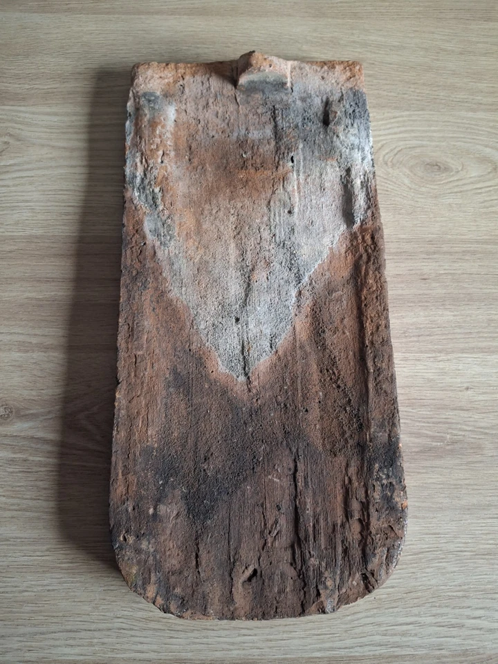 Tuile Plate Ancienne Art Populaire Alsace - Photo 2/2