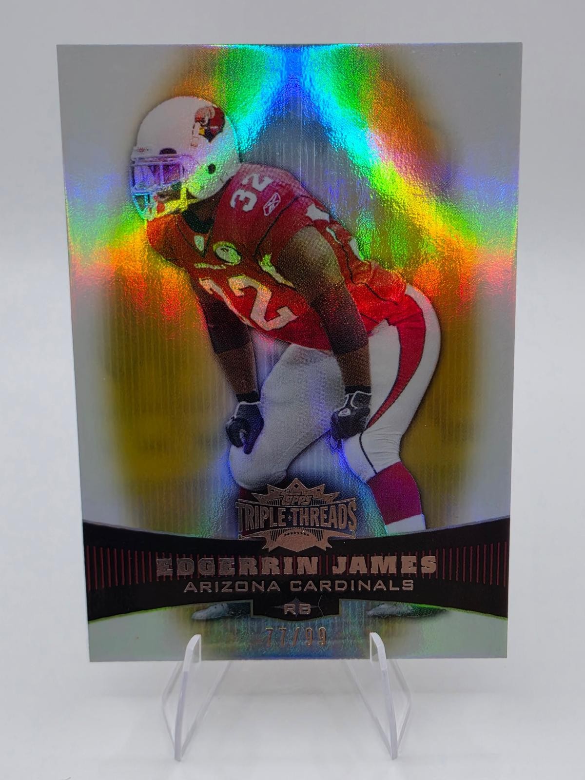 Edgerrin James 2006 Topps Triple Threads #13 Gold #/99