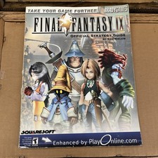 Final Fantasy IX Official Strategy Guide 2000 Brady Games Wavy Pages