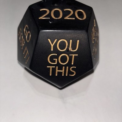 Class of 2020 Graduation Dice Rare 12 Sided Novelty Item Wooden 