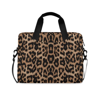 Cheeteh Leopard Print Animal Laptop Case Bag Sleeve Portable Crossbody Messen...