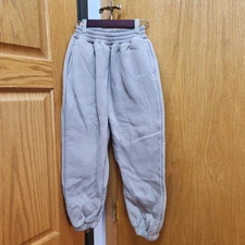 Comfrt Unisex Kids' Brown Sweatpants Size M