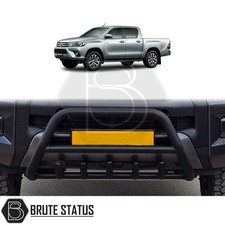Toyota Hilux 2015-2020 Bull Bar Matt Black (Nudge Spoiler)