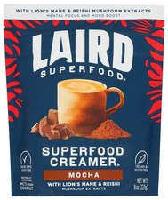 Laird Superfood Mocha Creamer Powder 8 Oz Coffee