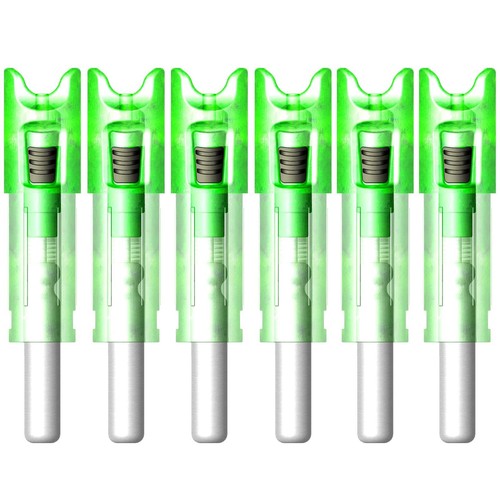 Lot de 6 encoches lumineuses pour arbalète avec diamètre