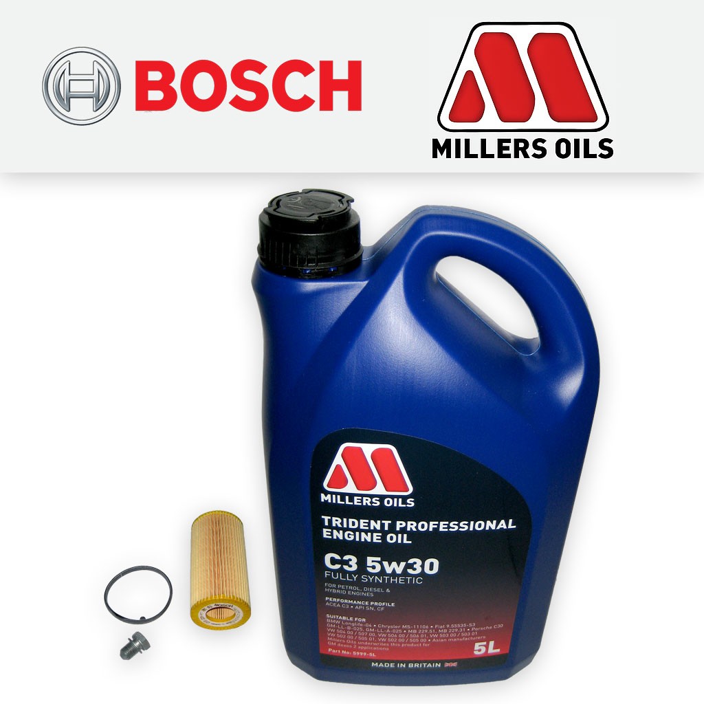 SERVICE KIT for AUDI TT (8J) TTS QUATTRO OIL FILTER +5w30 LL OIL (2008-2014)