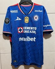 Cruz Azul Jersey Pirma 2025 - 2026 Concacaf Champions Cup 7 Copas y Campeon
