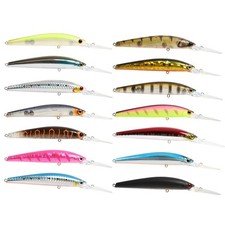 Atomic Hardz Fishing Lure Slim Twicher 110 Deep Slow Float Jerk Bait