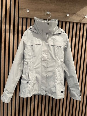 damen jacke FORCLAZ Decathlon Größe Xs Farbe mondgrau / kometgrau
