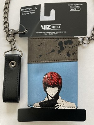 DEATH NOTE ★携帯シール A＋クリーナー★ライト 未開封品【激レア】 DEATH NOTE WALLET TRIFOLD W/ CHAIN L LIGHT YAGAMI BIOWORLD MANGA