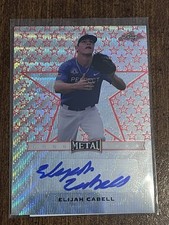 ELIJAH CABELL 2017 Leaf Perfect Game RED WAVE AUTO PROOF #1/1 SEMINOLE CARDINALS