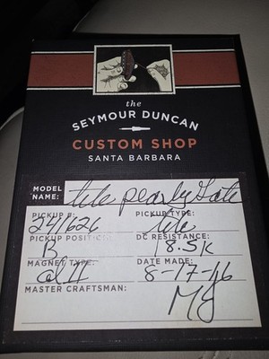Seymour Duncan Custom Shop Tele Pearly Gate