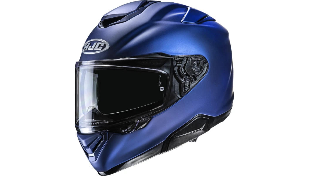 HJC I90 Casco Moto Modulare - Blu Metallizzato Opaco, Taglia XL - Con Visiera Parasole E Pinlock - 3
